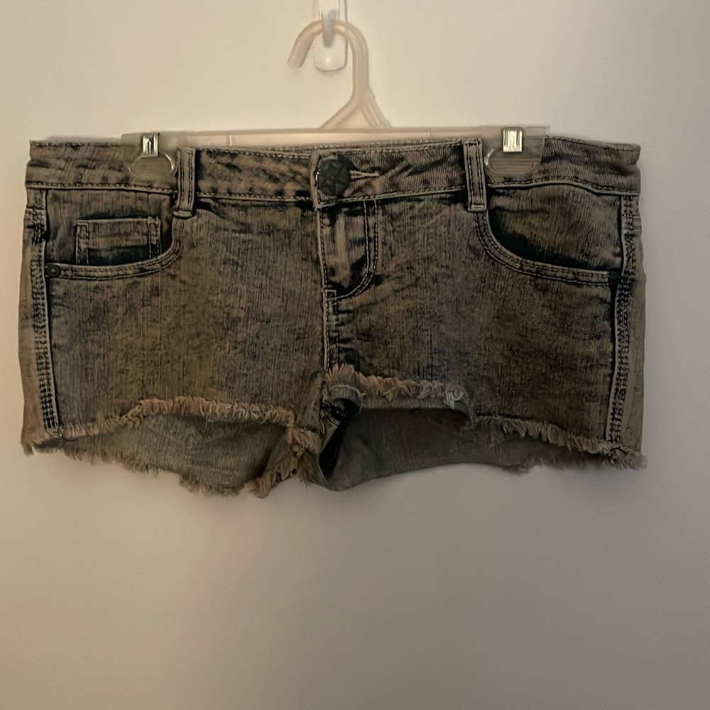 Acid Wash Jorts